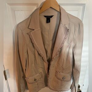 White House Black Market cotton blazer